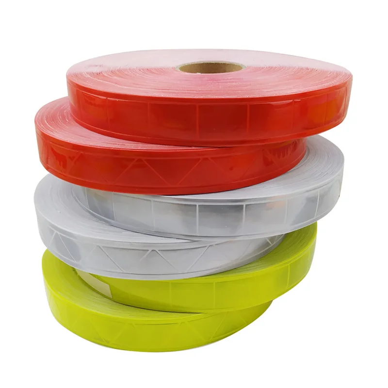 Night Reflective Warning Strip, Garment Auxiliary Material, Fluorescent Green PVC Film Belt