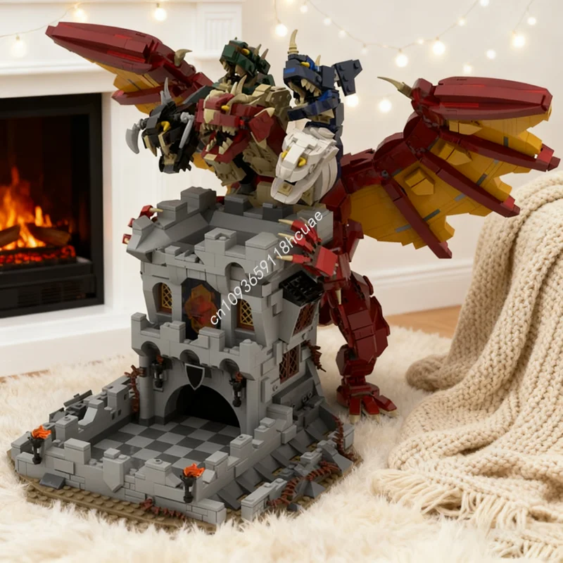 ชุดตัวต่อ MOC ไทมาท์ 2487 ชิ้น ชุดหอคอยลูกเต๋า ไอเดียและแบบจำลองการสร้างสรรค์ ของขวัญคริสต์มาส ตัวต่อของเล่น สถาปัตยกรรม DIY ไอเดียวันเกิดสำหรับเด็ก