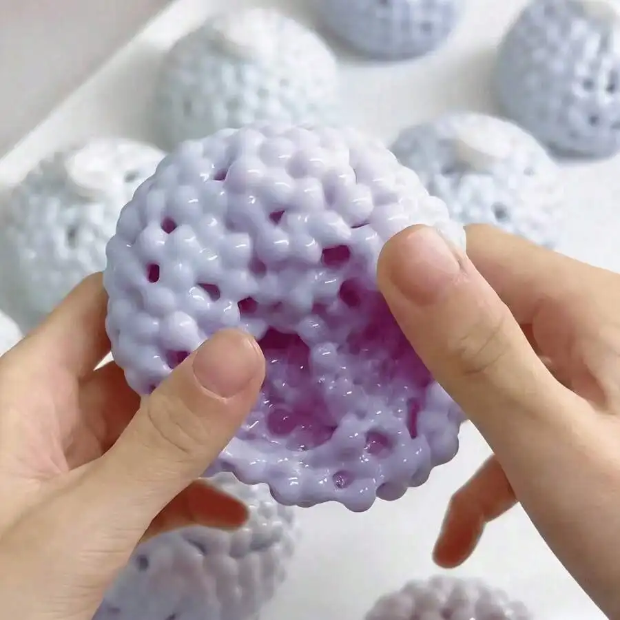 

1/3/10 PCS 2026 New - Handmade Glutinous Rice Ball Squishy/Burst Bead Fidget Toy, Fluid Stress Relief Ball, Perfect Gift For Birthday, Holiday, Office & Home Use