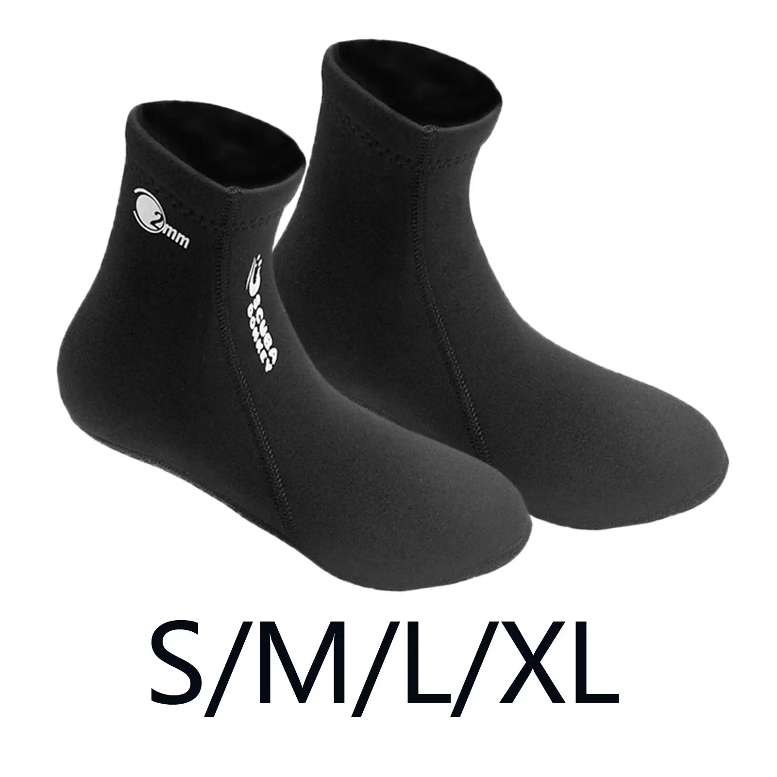 2mm Neoprene Wetsuits Socks Diving Thermal Beach Booties Wading Boots for Snorkeling Kayaking Water Sports Sailing Hiking