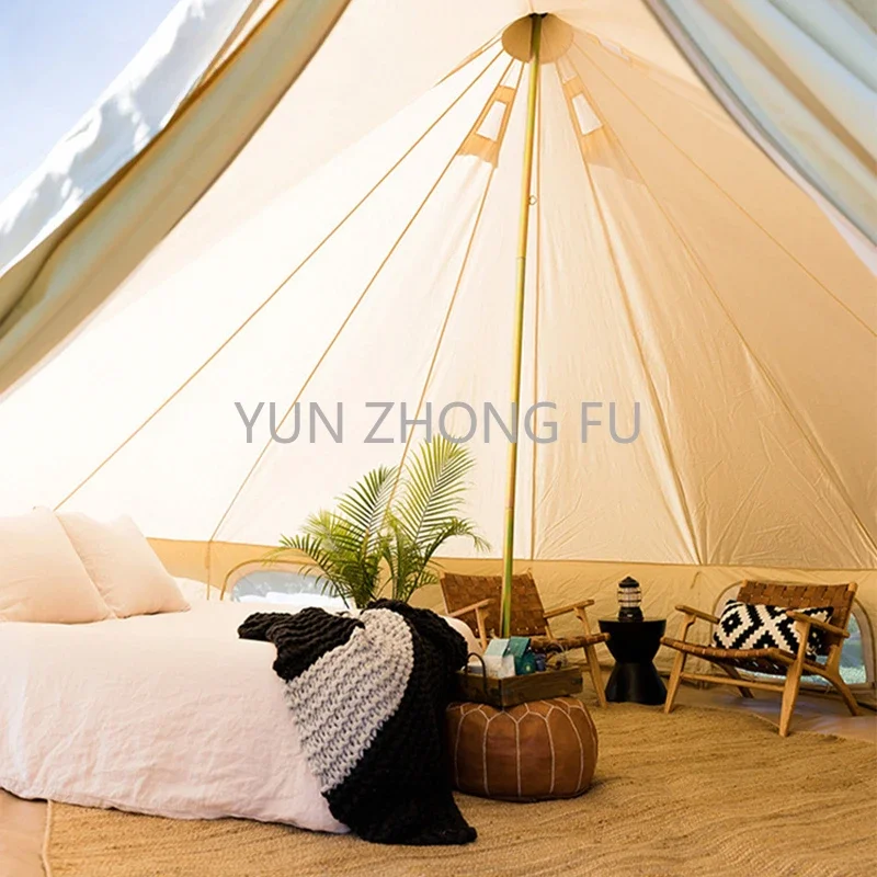 8 People Yurt Tents for Sale Glamping Outdoor Waterproof Oxford Luxury Large