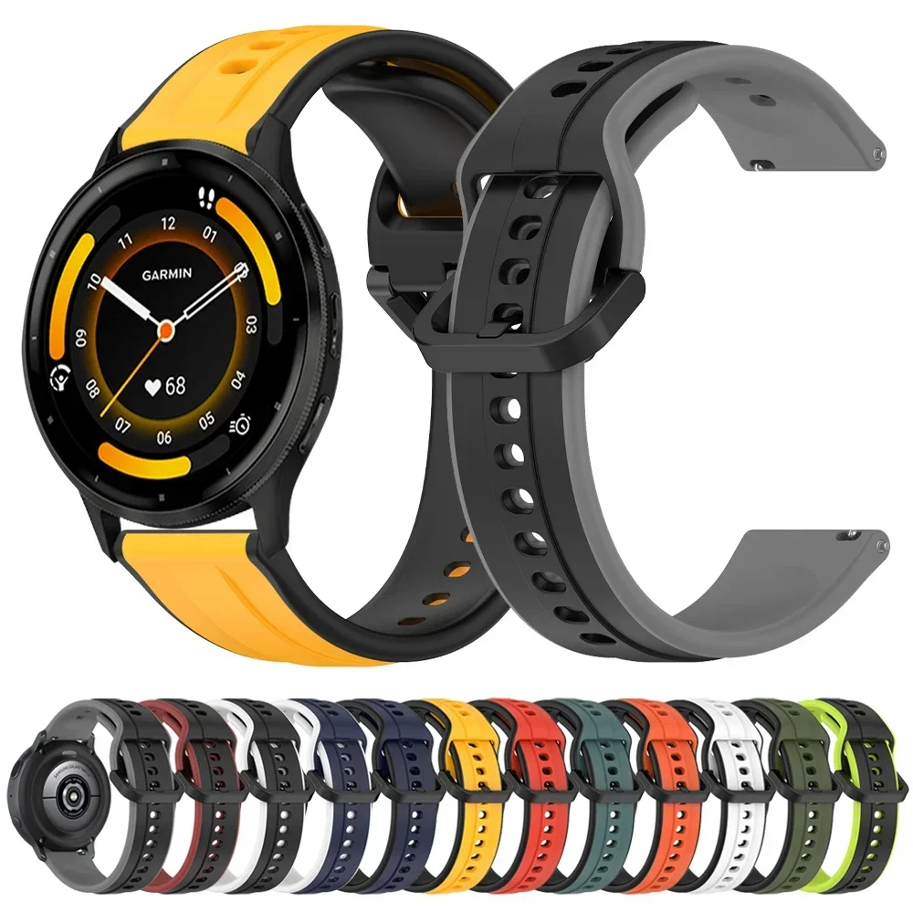 20mm 22mm Watch Strap For Garmin Watch Venu 3 2 Vivoactive 5 4 3 Smartwatch Band Forerunner 265 255 245 Music 55 Bracelet Correa