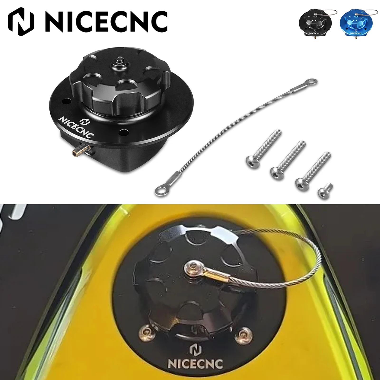 

For Husqvarna 701 Enduro LR 2016-2024 Fuel Filler Cover Cap 701 Enduro/LR Long Range 701 Supermoto GasGas 700 Enduro Supermoto