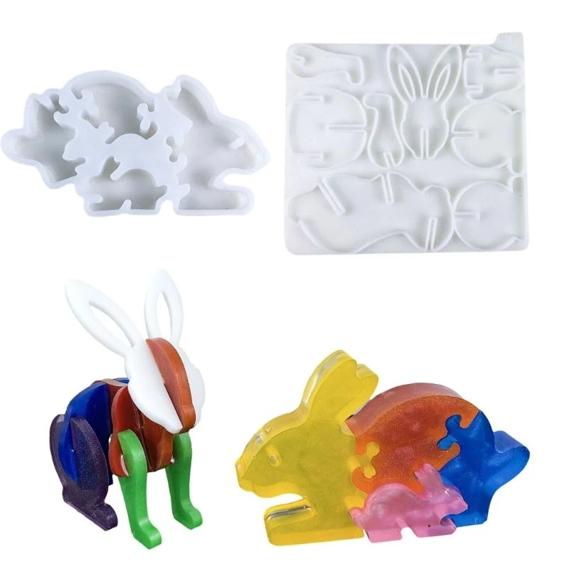

Flexible Sturdy Silicone Mould for Rabbit Holders Suitable for Epoxy Resin and Creative Projects Supplies