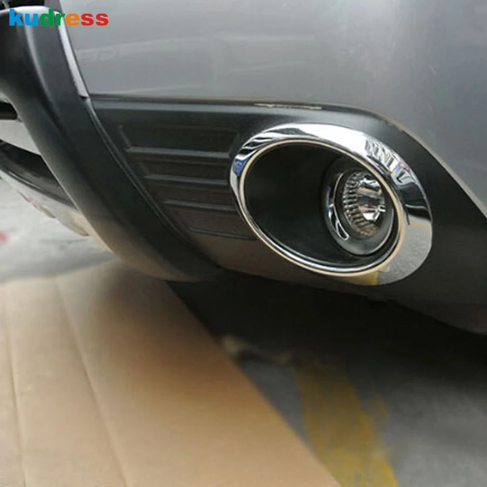 For Subaru Forester 2009 2010 2011 2012 ABS Chrome Car Front Fog Light Cover Trim Head Foglight Lamp Trims Exterior Accessories