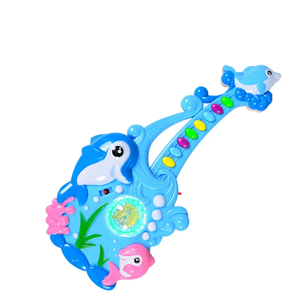 Electric Baby Guitar for Toddlers 0-3 Years – Educational Musical Toy, No Battery Needed, Random Color
