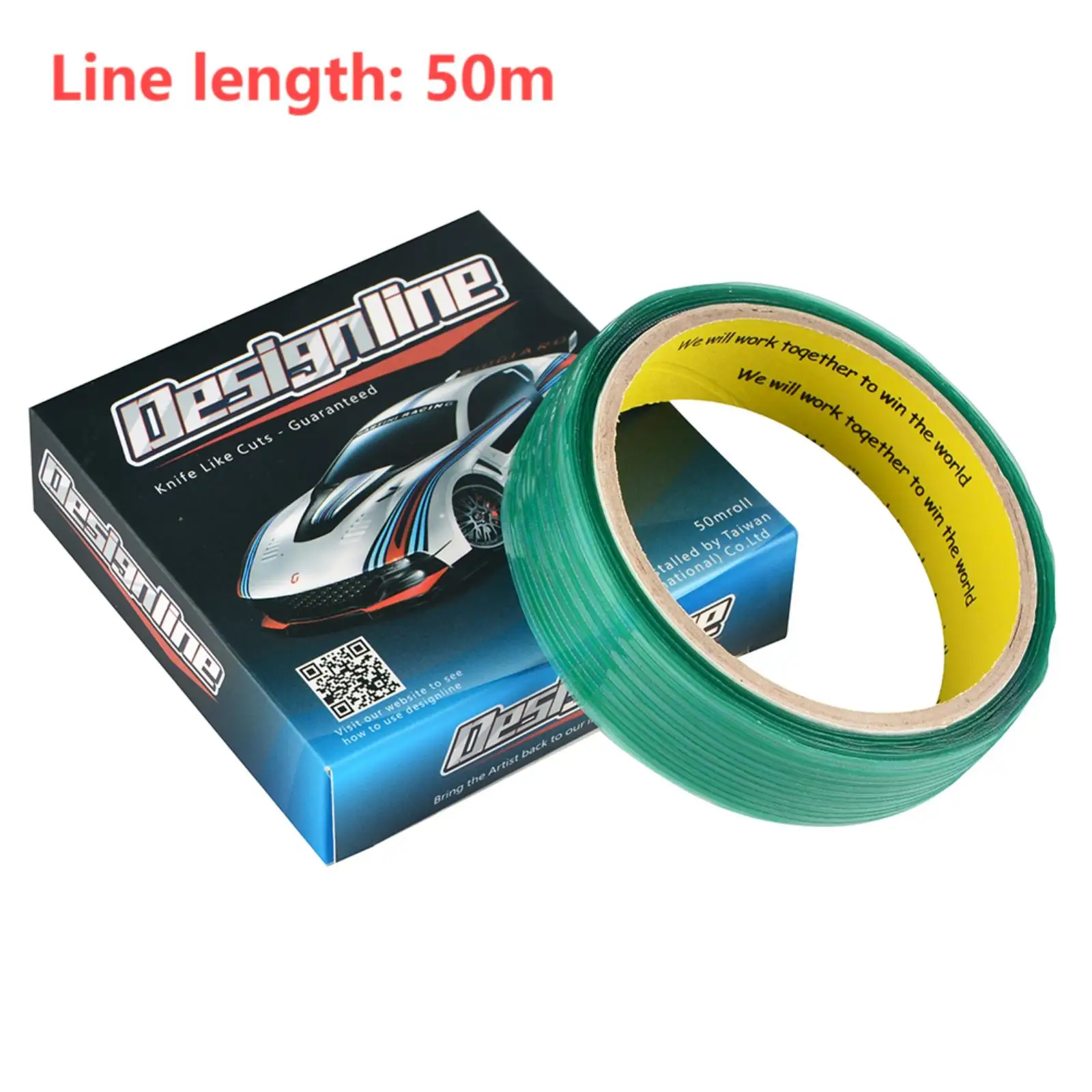 50M Spool Knifeless Tape Finish Vinyl Line Cutter Car Body Color Changing Film Tool