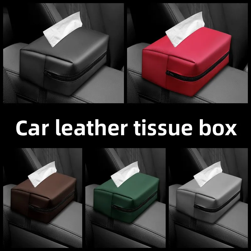 Car Tissue Box, Car Tissue Bag, Interior Tissue Box, Car Armrest Box, Backseat Hanging Tissue Bag