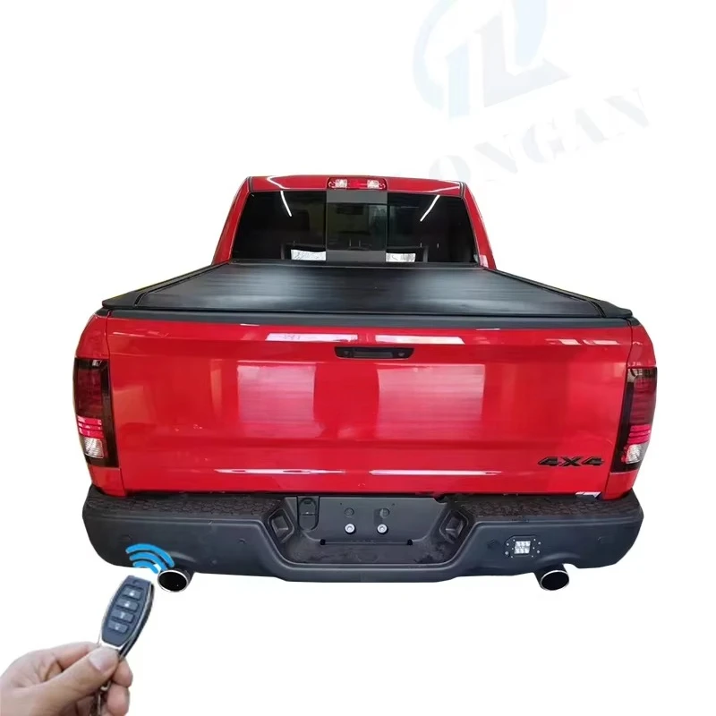 

Custom Auto Retractable Tonneau Cover New Design Electric Roller Shutter Accessories Pickup 4X4 Truck Hard Rolling Bed Cover