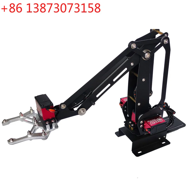 4 Dof Robot Arm with Servo Metal Rotating Base Arm For Arduino Robot DIY Kit Manipulator Claw STM32 Ps2 Programmable Robot Arm