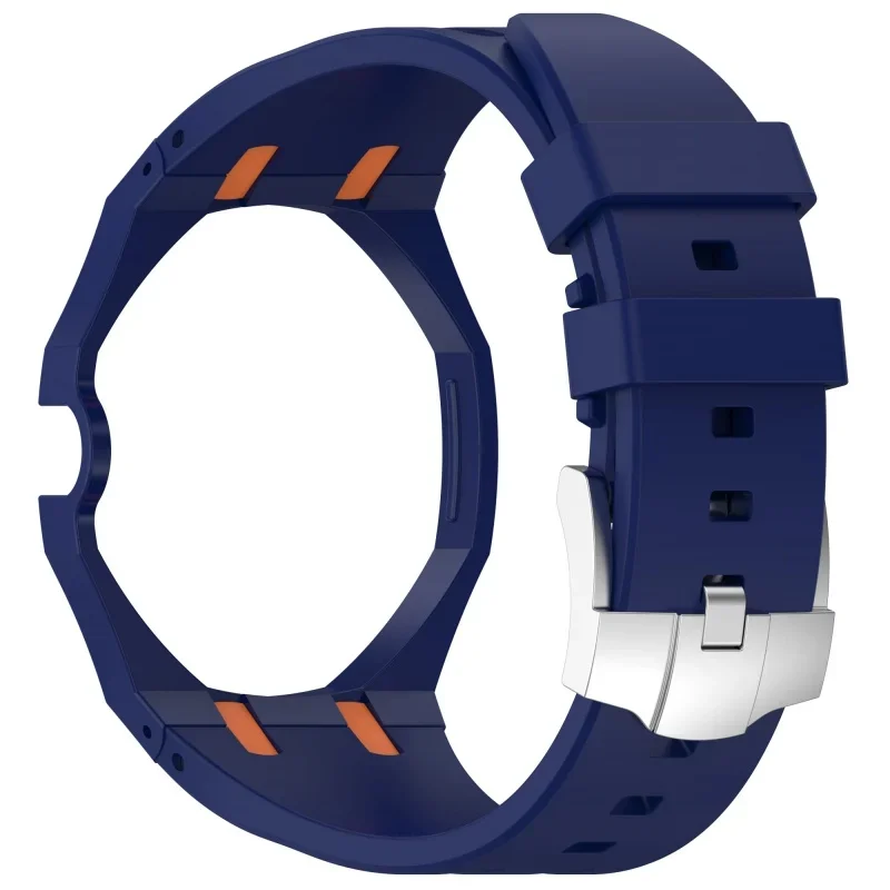 2-in-1-PC-Gehäuse + Silikonarmband für Swatch X AP Royal Pop Taschenuhr, umwandelbar in Armbanduhr, integriertes Modifikationszubehör – Detail 7