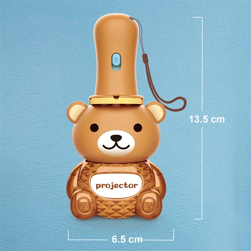 Girls Baby Bear Sleeping Light Up Toys Cute Cartoon Kids Toys Flashlight Projector Lamp Toy Torch Lamp Early Education Toy