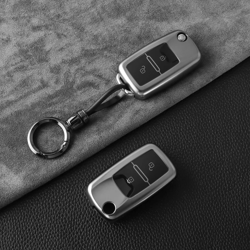 

TPU Car Key Case Cover for VW Volkswagen Polo Golf Passat Tiguan Beetle Caddy T5 Up Eos Skoda Octavia Seat Leon Altea Auto Parts