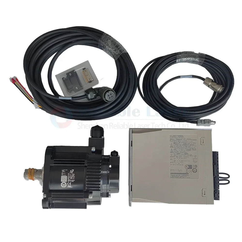 1.3KW 8.34NM 3PH 200-240V 7.3A 1500-3000 RPM AC Servo Motor without Brake for YASKAWA SGM7G-13AFC61 SGD7S-120A00B202