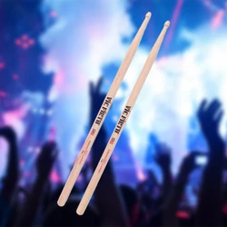 2Pcs Drumsticks 5A/7A Drum Sticks Consistent Weight and Pitch Mallets American Hickory Drumsticks for Acoustic/Electronic Drums