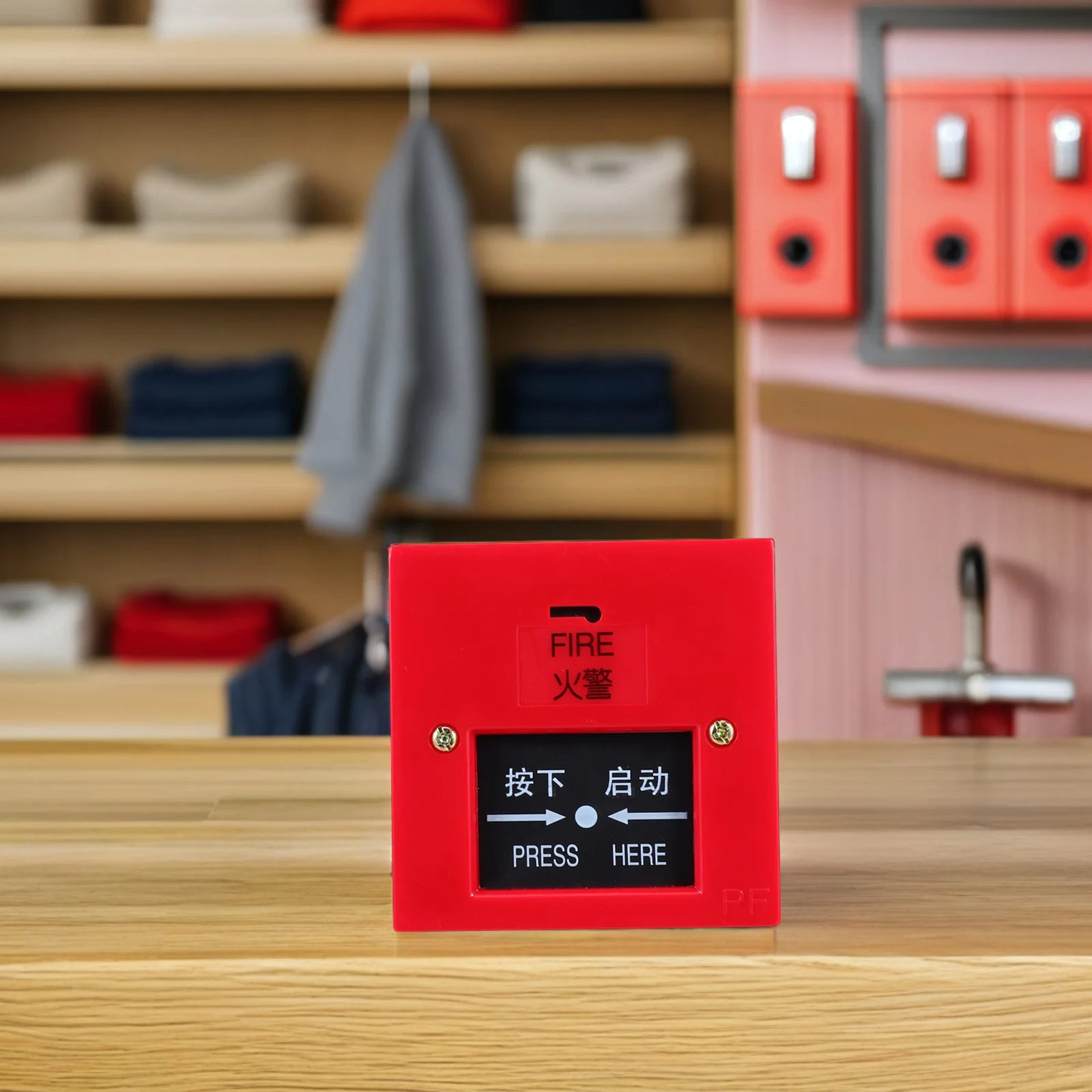 نقطة الاتصال اليدوية القابلة لإعادة الضبط، زر إنذار الحريق في حالات الطوارئ، مفتاح إنذار يدوي، تفعيل سريع لأنظمة الحرائق التقليدية #2