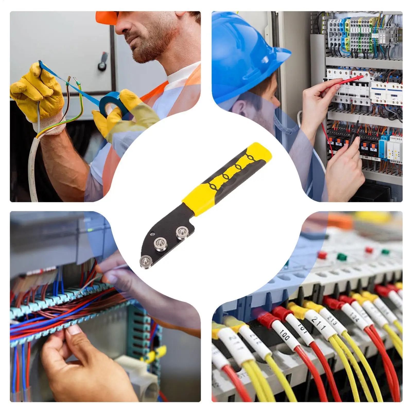 Wire Straightener Stainless Steel Professional Electrician Wire Tool Electrical Cable Terminal Tool Accessories for Electrician