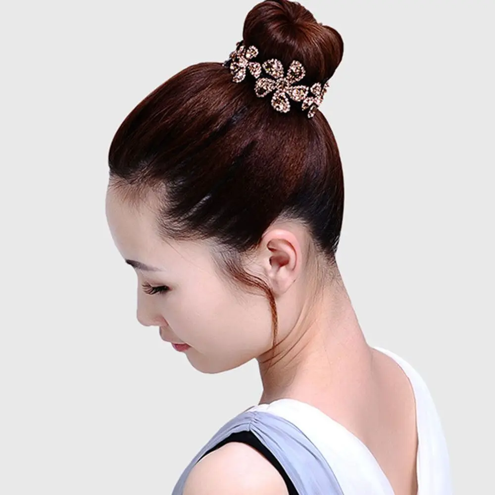 

Accessories Meatball Women Hair Accessories Floral Hair Clip Hair Pins Hairclaw Headwear Barrettes