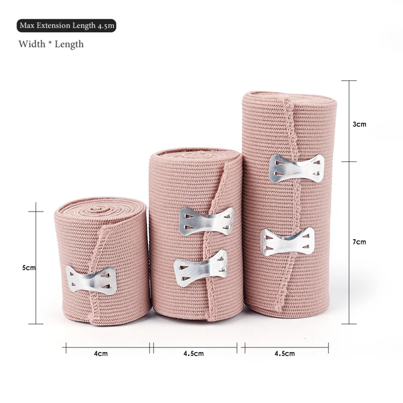 1Pcs High Elastic Bandage Sports Sprain Treatment Outdoor Wound Dressing Emergency Muscle Tape for First Aid Kits Protect