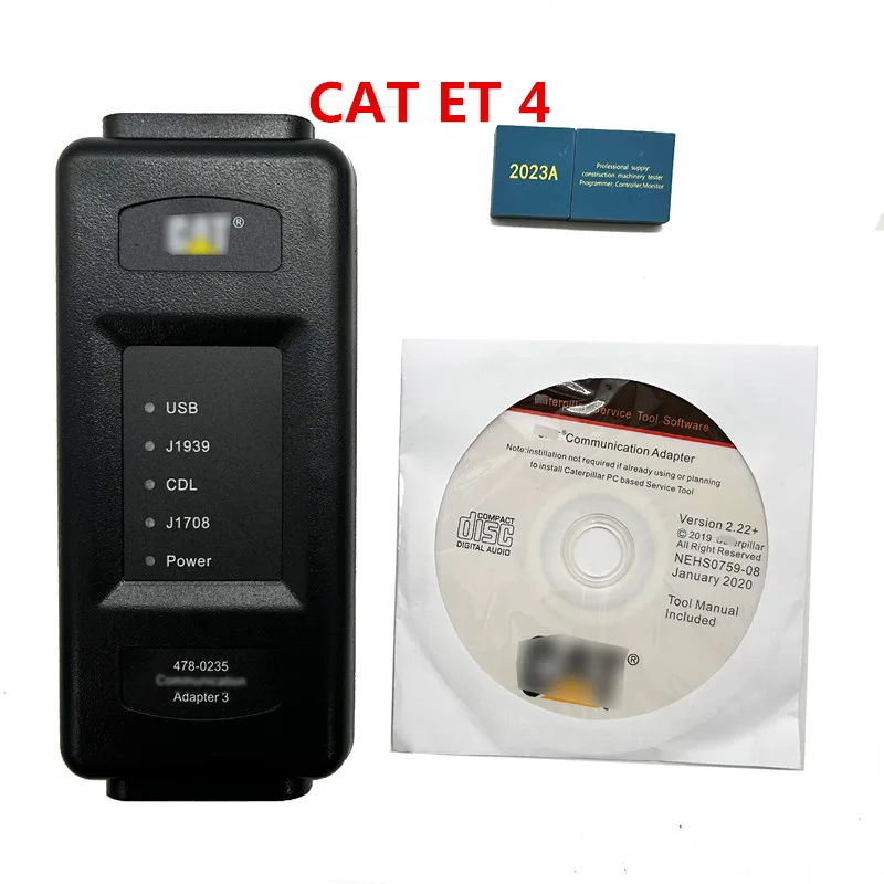 2023A CAT ET 4 Wireless Adapter 478-0235 Truck Diagnostic tool CAT4 Communication Connection WIFI version ET4 Heavy Duty Scanner