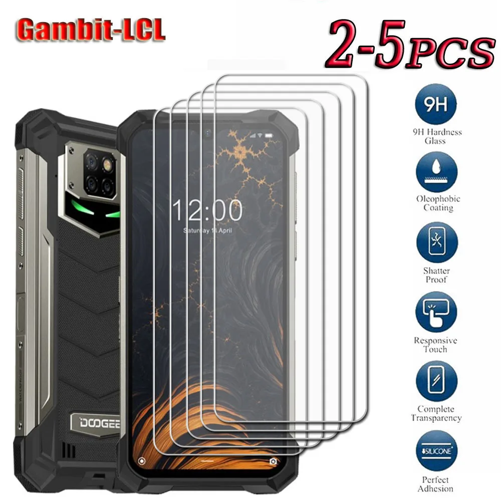 2-5PCS 9H HD Tempered Glass For Doogee S88 Pro 6.3