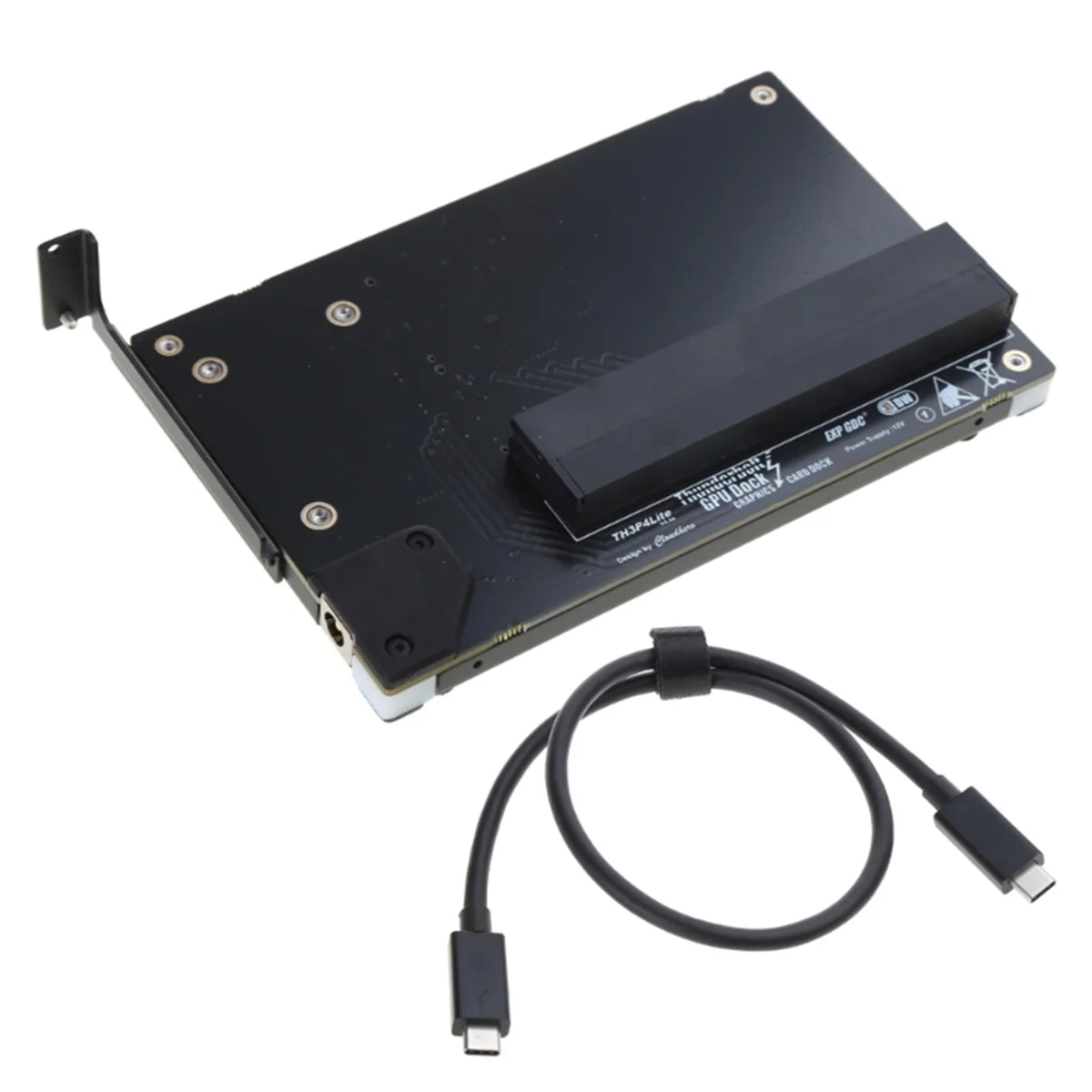 

TH3P4 Lite GPU Dock External Graphic Card for Thunderbolt 3/4 40Gbps DC Power-Supply Installation