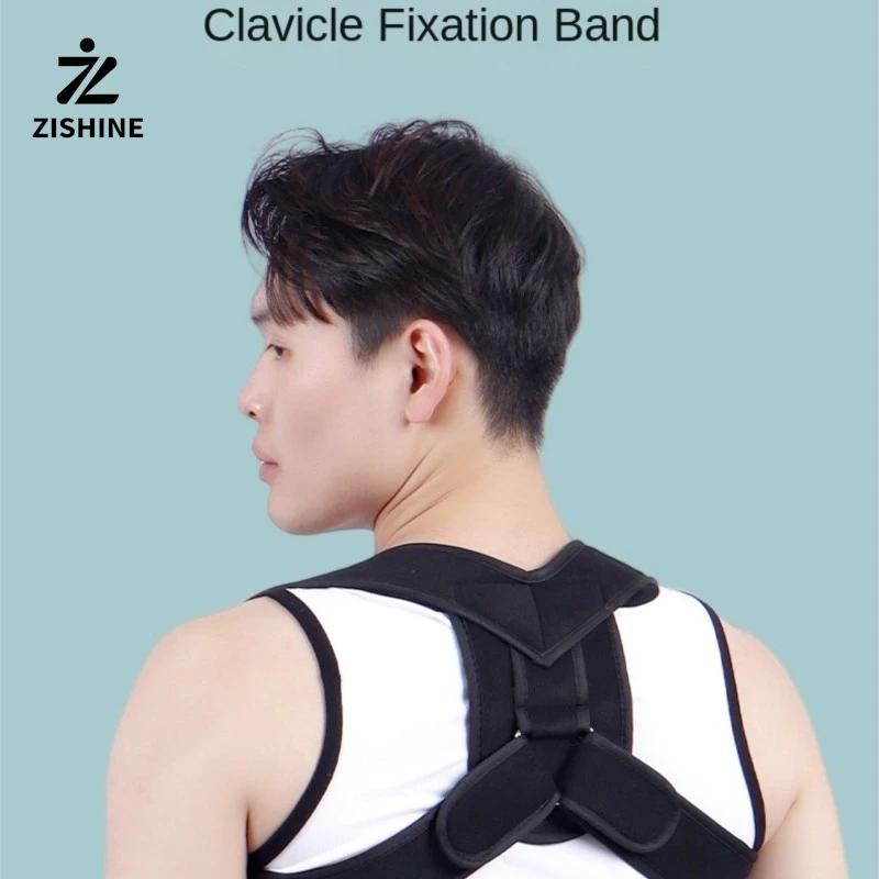 

Hunchback corrector fitness training support adjustment clavicle correction posture men andwomen breathable anti-hunchback strap
