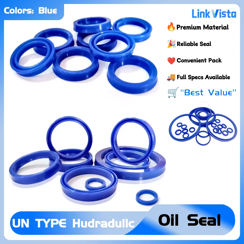 

Industrial Grade Polyurethane U-Cup Seals, UN Type 20-30mm ID, 5-Pack for Hydraulic Piston Rod & Shaft Applications Gaskets