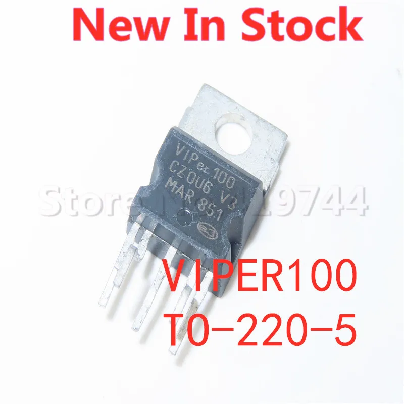 5PCS/LOT VIPER100A VIPER100 TO-220-5 power management chip In Stock
