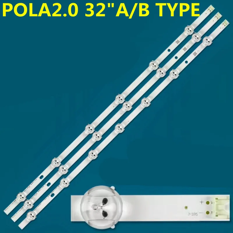 

10set LED Backlight Strip For POLA 2.0 32" 32LB536B 32ln549c 32LN536B 32LN545B 32LN546B 32LN570B 32LN570R 32LN5180 32LN5500