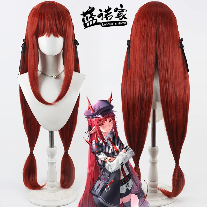 

Anime Arknights Vigna Cosplay Wig Halloween Carnival Party Props Synthetic Hair Heat Resistant Fiber + Wig Cap