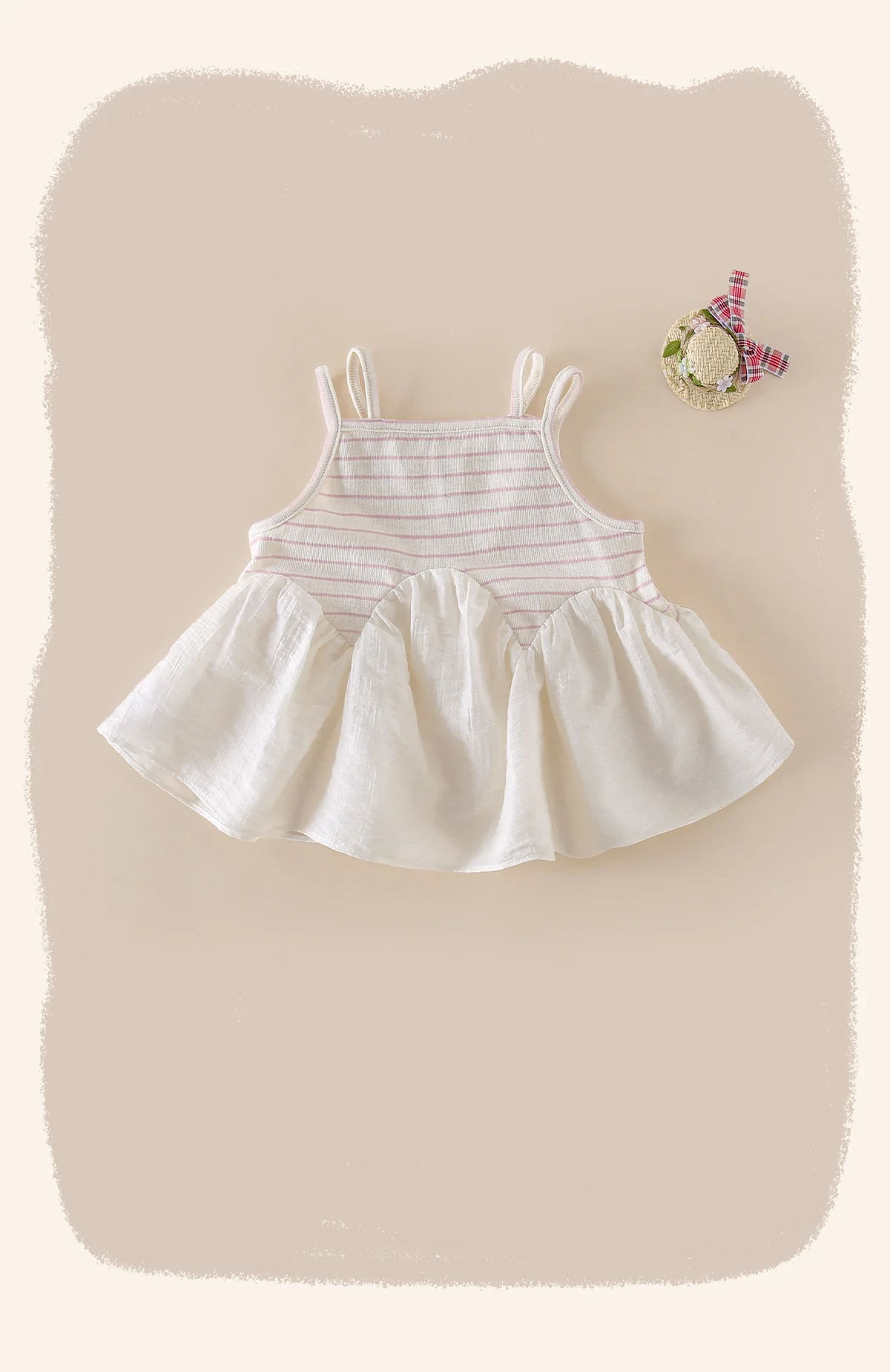 2026 Fashion Stylish Summer New Baby A Grade Girls Camisole Vest Baby Girl Cute Thin Breathable Top