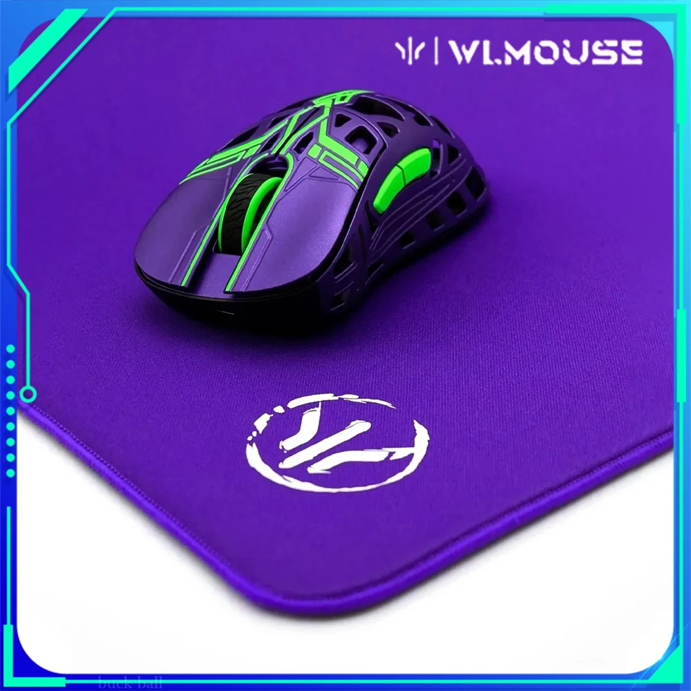 WanLing WLMouse Purple Gaming Mouse Pad 510X490x4mm 490x420x4mm SlimFlex Durable Smooth Mousepad E-sports PC Gamer Accessories