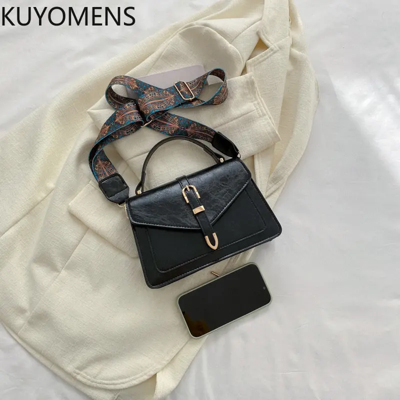 Korean Style Fashion Shoulder Bag Ladies Handbags And Purses Chain Strap Crossbody Bags For Women Solid Pu Leather Cross Body