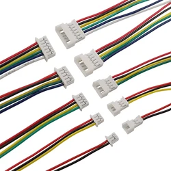 10Pcs Mini Micro JST 1.25mm Pitch Male / Female Connector 2/3/4/5/6 Pin Plug With Terminal Wires Cables Socket 150MM 28AWG