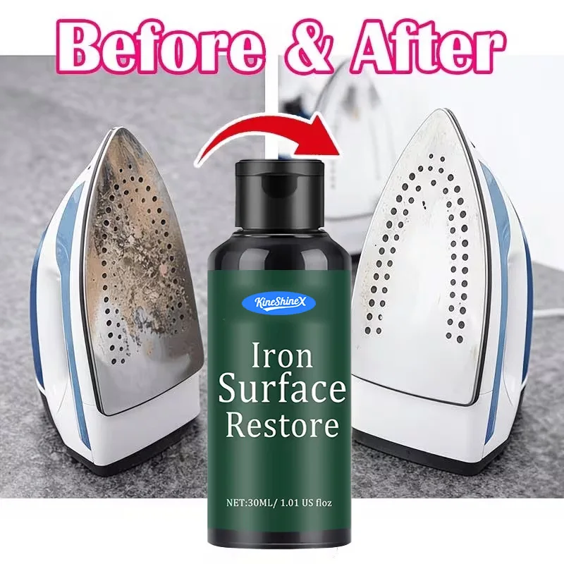 Ironware Plate cleaning paste,Cleans Burnt Deposits Stains Rust Buildup from Iron Soleplate Enhances Gliding Clothing from Stain