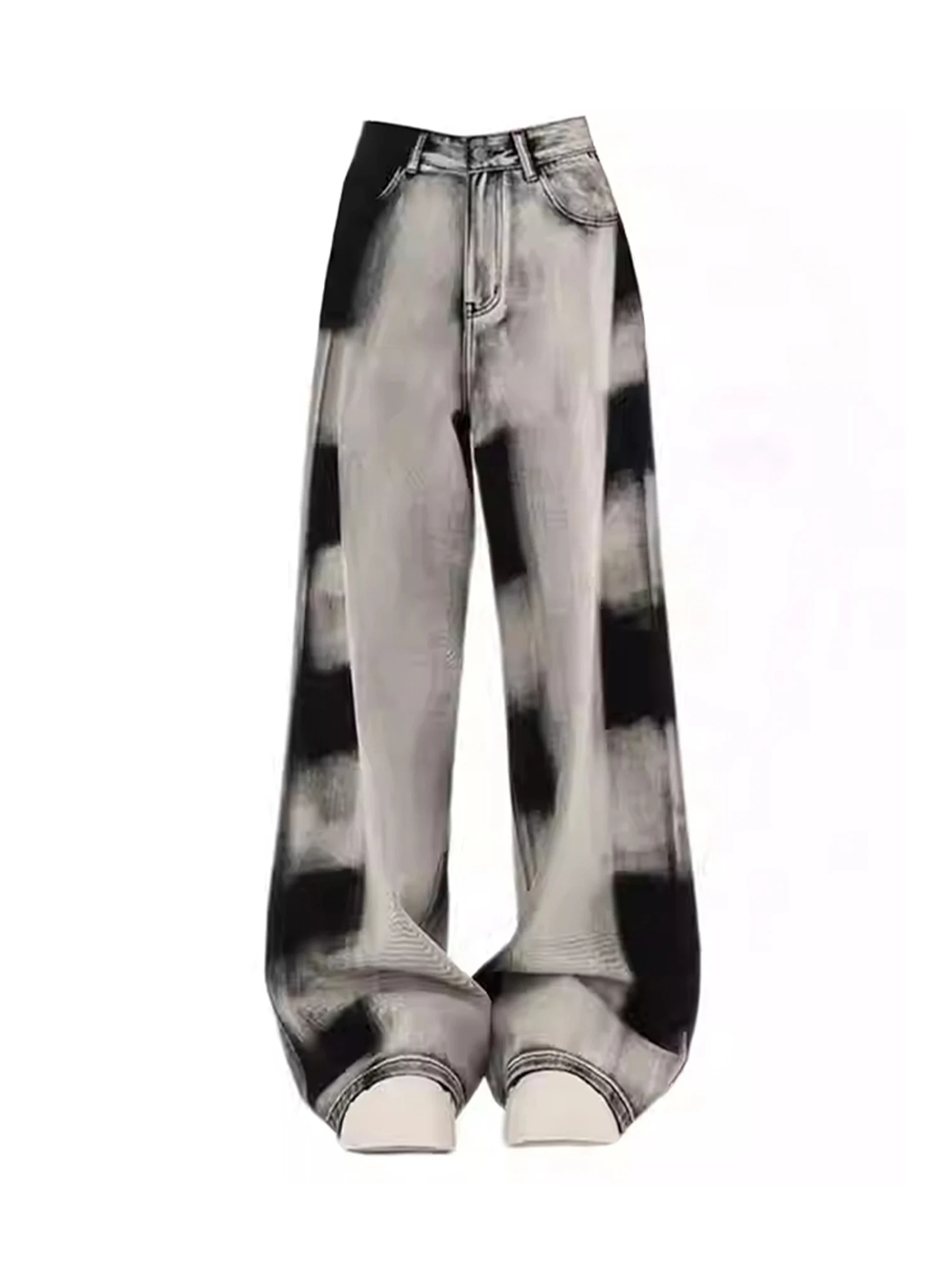 

Женские мешковатые джинсы Y2k с принтом тай-дай Harajuku 90-х годов, винтажные джинсовые брюки с высокой талией, японский стиль 2000-х годов, большие джинсы в стиле эмо, брюки 2025