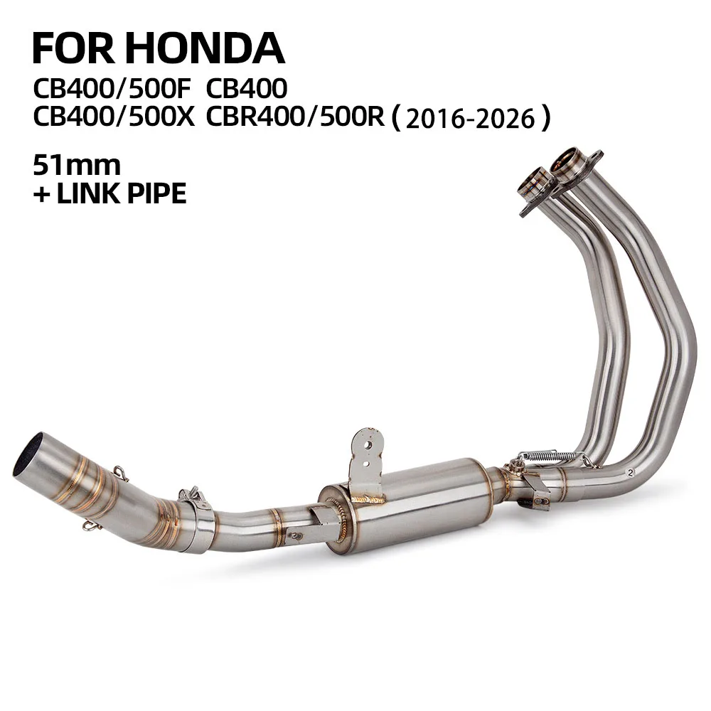 

Выпускные коллекторы CB400F для мотоциклов Honda CBR400R, CB400F, CB400X, CBR400, CBR500R, CB500F, CB500X, CBR500 2016-2026 гг.