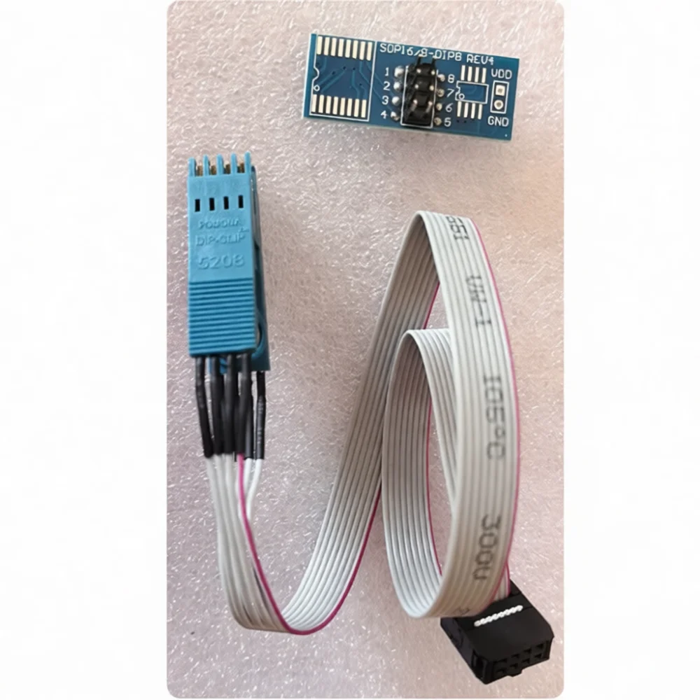 SOIC8 SOP8 EEPROM Programmer Clip For Car Dashboard Odometer Maintenance 8 Pin IC Chip Reading Writing Connector Tool Kit