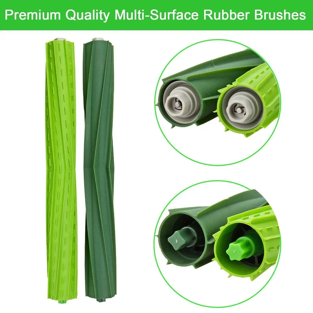 Roller Rubber Side Brush Hepa Filter Dust Bag for iRobot Roomba S Series S9 (9150) Plus S9+ (9550) Wireless Robot Vacuum Cleaner