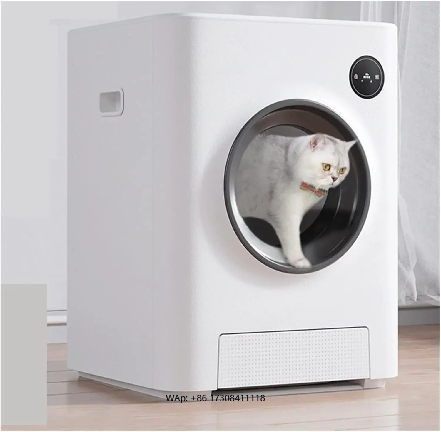 

large capacity 8L self-cleaning APP control automatic shutdown cat toilet