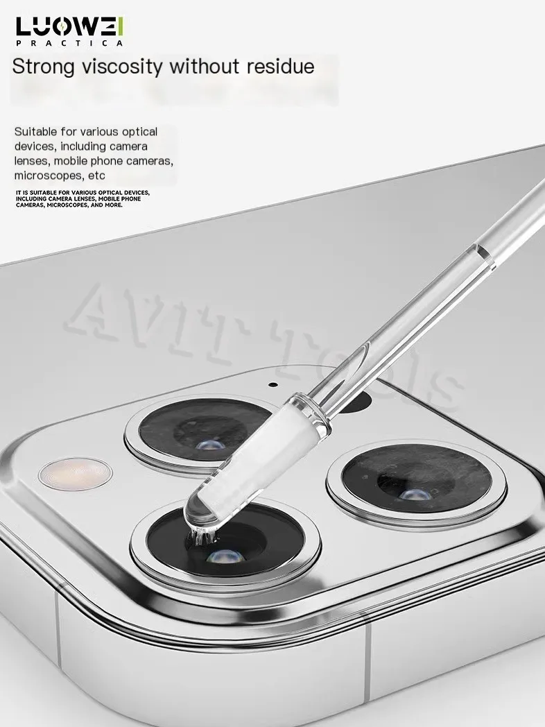 LUOWEI Camera Portable Lens Cleaner Resin Synthetic Stick Dust Fingerprint Removal for Phone Camera Lens Screen Cleaning Tool