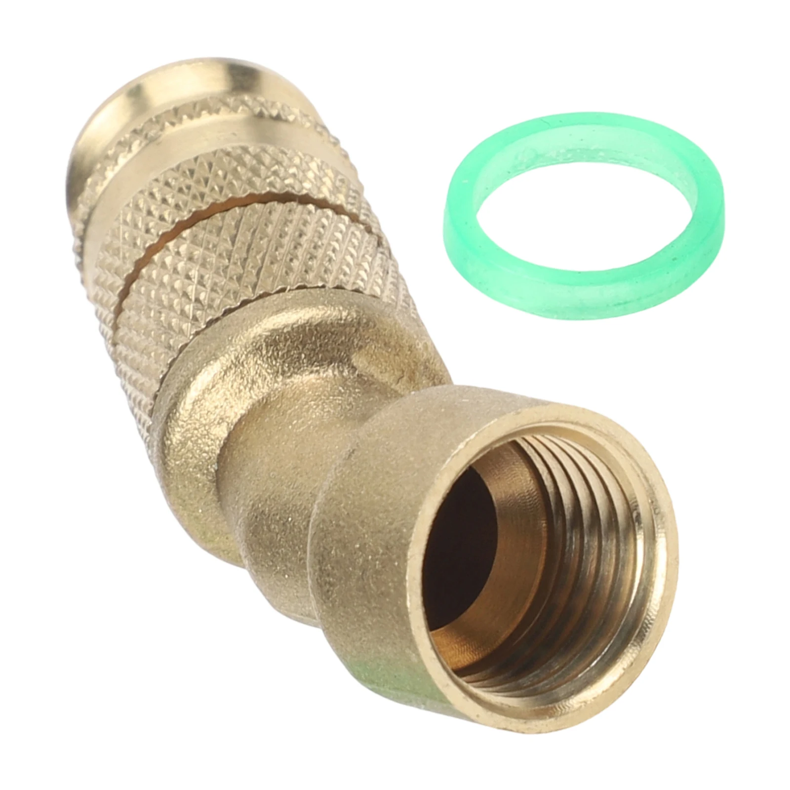 45 Degree Adjustable Brass Nozzle for Agricultural Sprayer High Pressure Atomizing Water Spray for Efficient Plant Watering