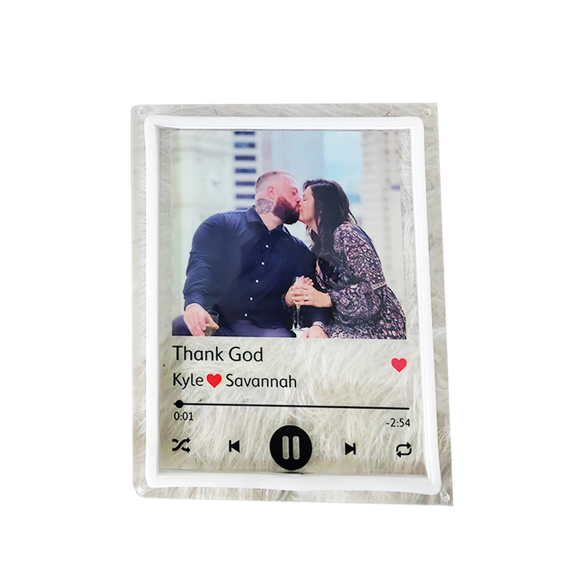 LED Light-emitting Lamp Group Photo Frame-shaped Ambient Decorative Light, Customizable