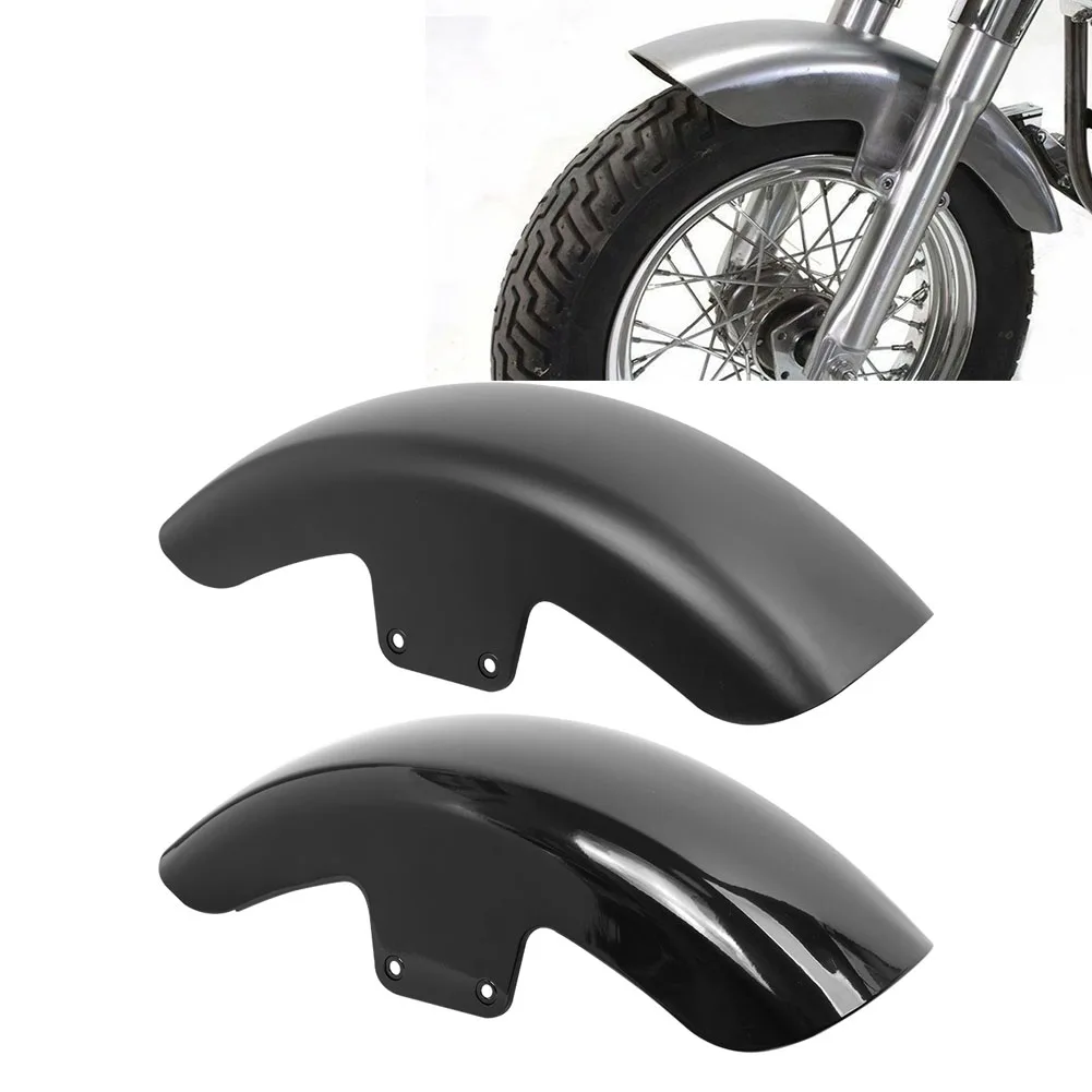 Motorcycle Light / Matte Black Front Fender Mudguard Cover Protector For Harley Softail Slim FLS 2012-2017 Bobber Custom