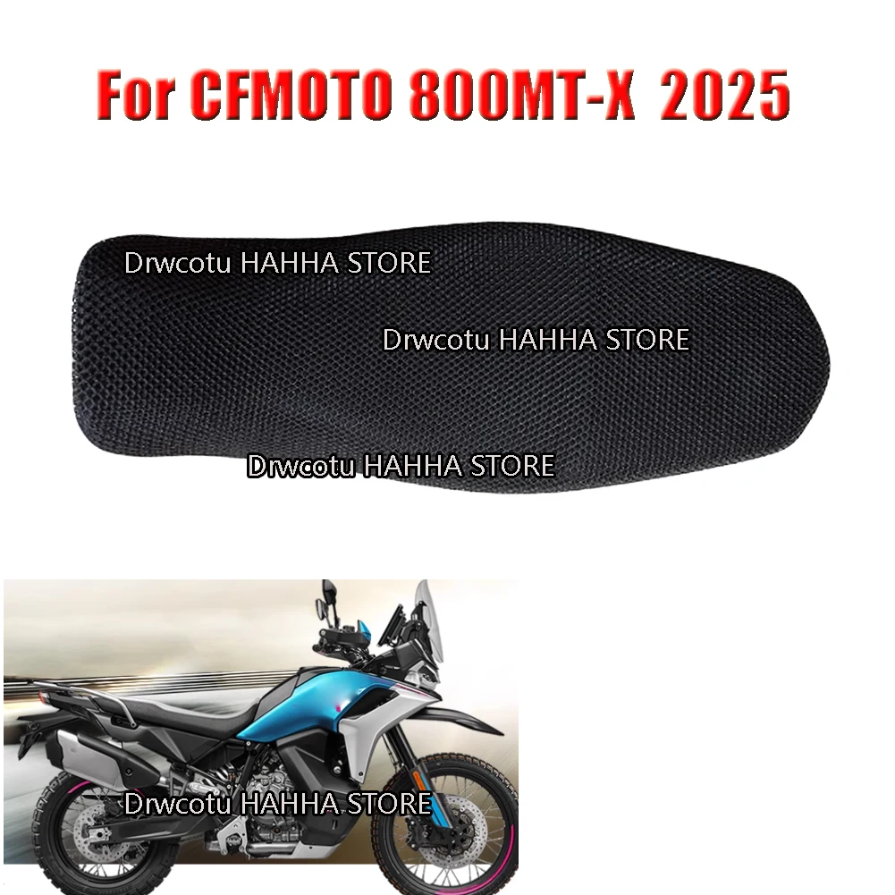 

For CFMOTO 800MT-X 800 MT-X 2025 Motorcycle 3D Breathable Mesh Protecting Cushion Seat Cover Adventure Breathable Seat Cover