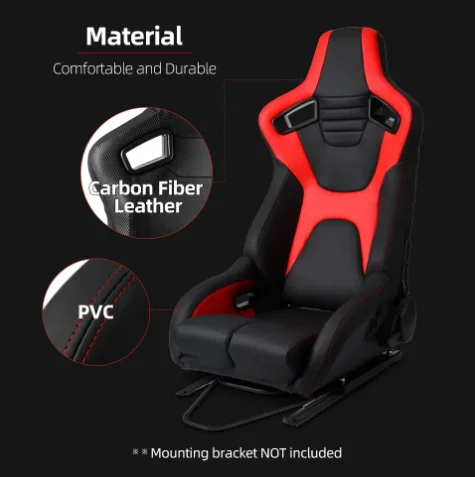 

Универсальные регулируемые кожаные сиденья JBR 1095 для спортивных симуляторов, оптовая продажа от производителя, с эффектом памяти, для гоночных симуляторов