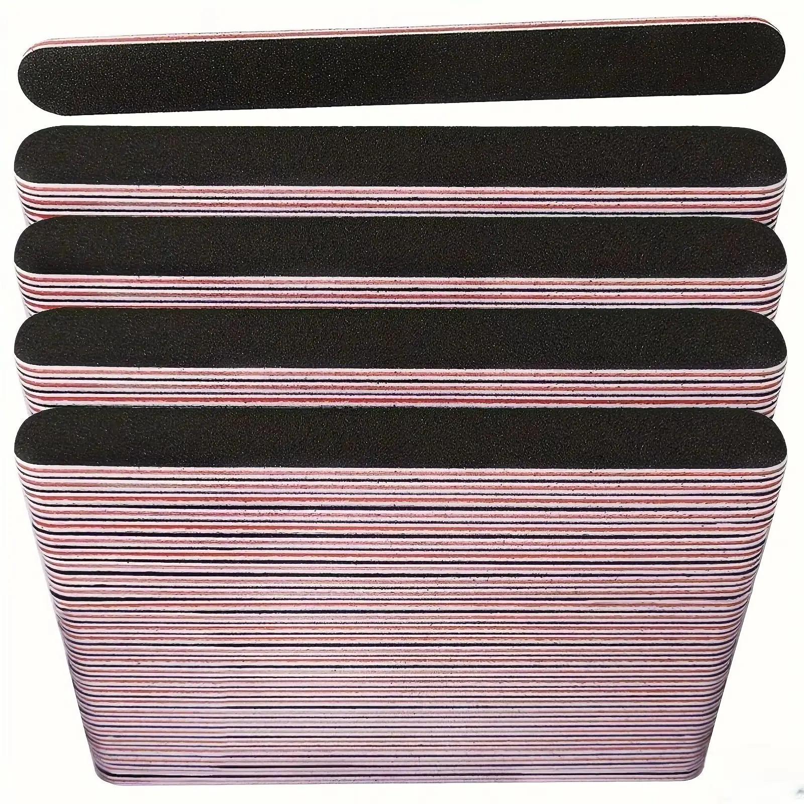 

50-100pcs Nail Files, Pro 100/180 Grit Nail File Double Sided for Natural and Acrylic Nails Fingernail Files Gel Nail Pedicure