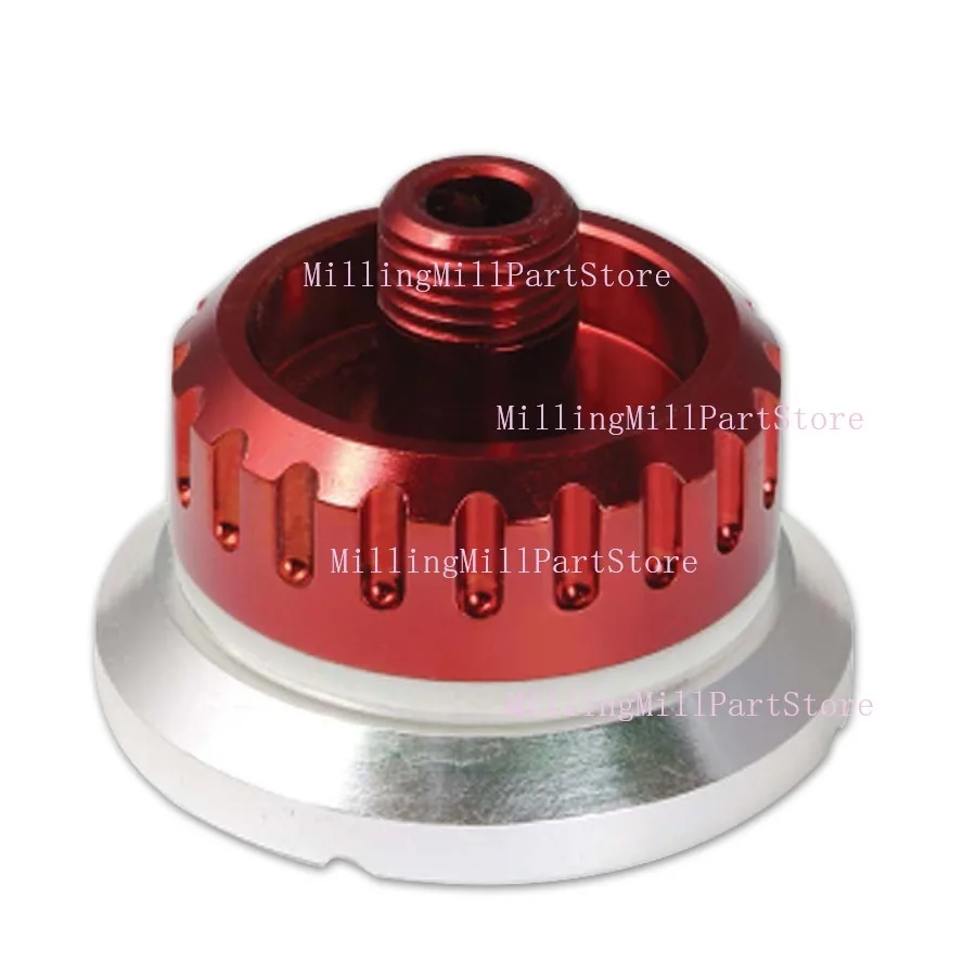 1 proceso de vacío, infusión de resina de fibra de carbono, boquilla de válvula de vacío de Metal autosellante, conector de bolsa de vacío reutilizable, Base roja