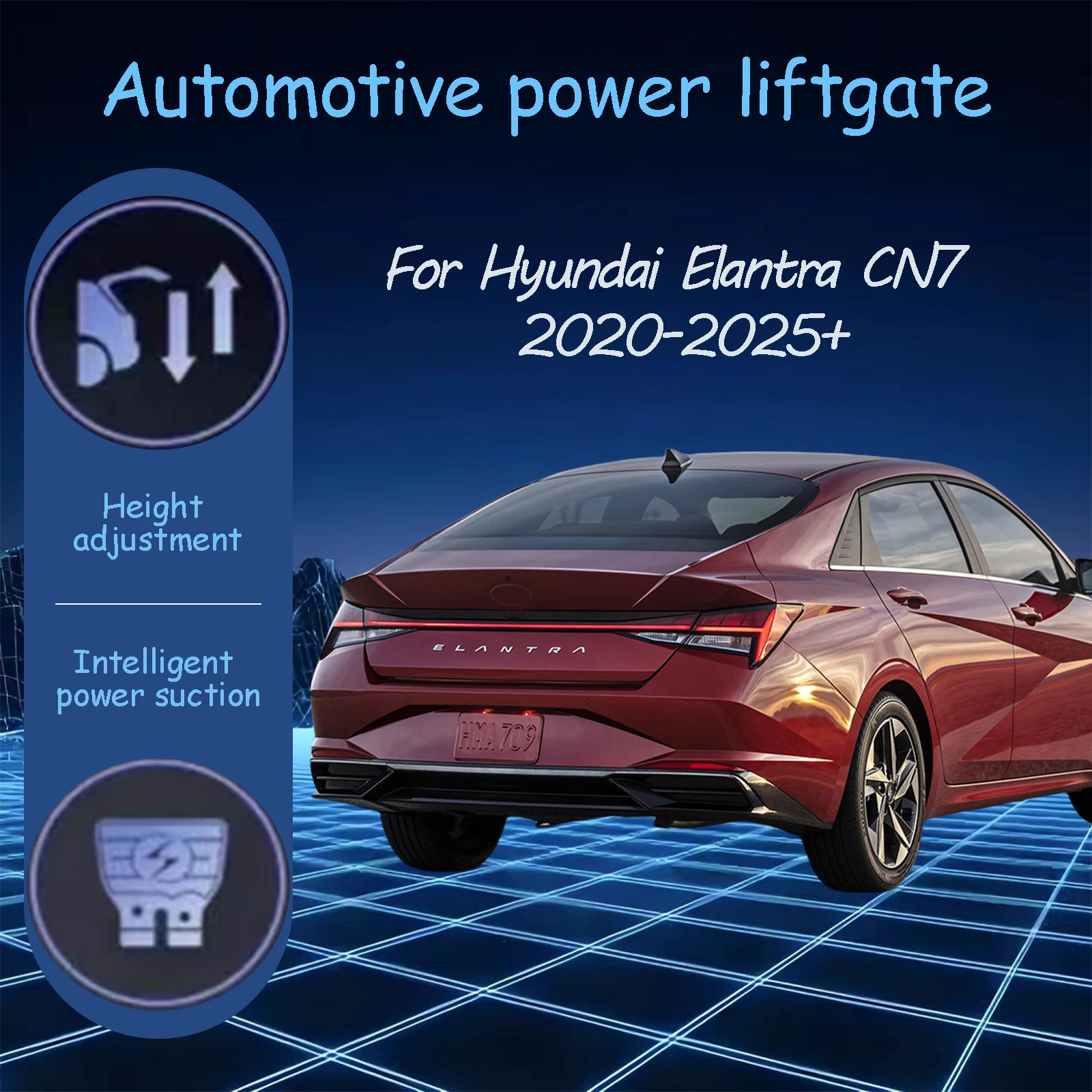

For Hyundai Elantra CN7 2020-2025+ Electric tailgate automatic suction locks suitable Trunk modification system